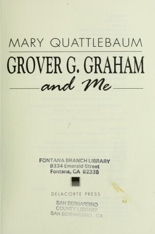 Cover of Grover G. Graham and Me