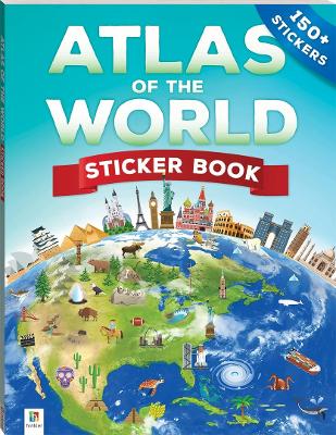 Book cover for Atlas of the World Sticker Book