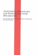 Cover of Assessment Strategies for Indivduals with Disabilities