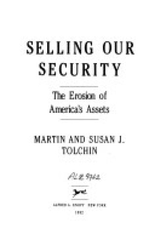 Cover of Selling Our Security