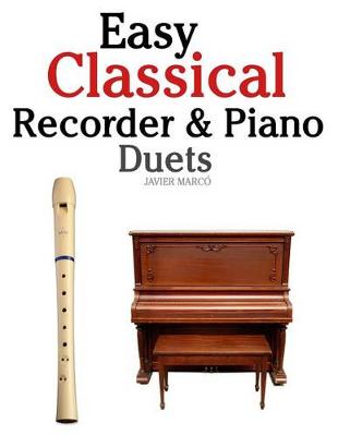 Book cover for Easy Classical Recorder & Piano Duets