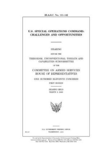 Cover of U.S. Special Operations Command