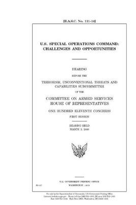 Book cover for U.S. Special Operations Command