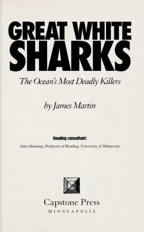 Book cover for Great White Sharks