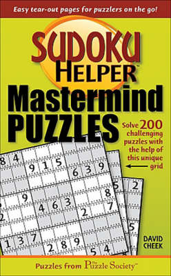 Book cover for Sudoku Helper Mastermind Puzzles