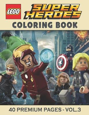 Cover of Lego Super Heroes Coloring Book Vol3