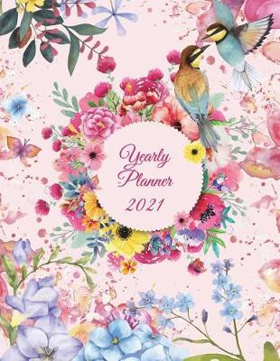 Book cover for Yearly Planner 2021