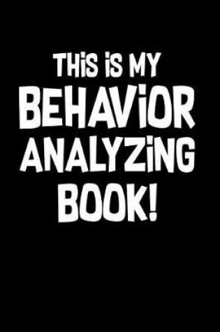 Cover of Behavior Analysis Book