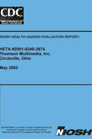 Cover of Niosh Health Hazard Evaluation Report Heta 2001-0248-2874