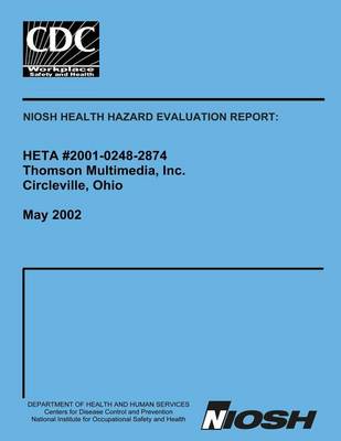 Cover of Niosh Health Hazard Evaluation Report Heta 2001-0248-2874