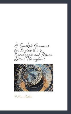 Book cover for A Sanskrit Grammar for Beginners