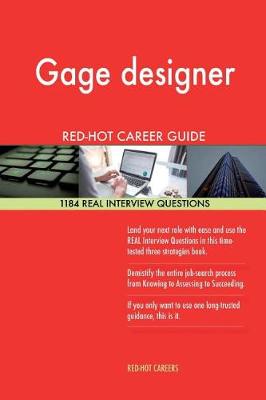 Book cover for Gage Designer Red-Hot Career Guide; 1184 Real Interview Questions