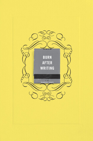 Book cover for Burn After Writing (Yellow)