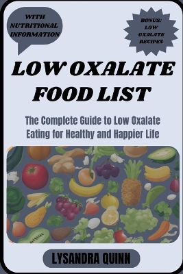 Book cover for Low Oxalate Food List