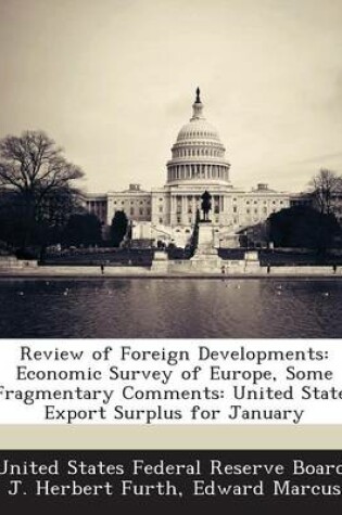 Cover of Review of Foreign Developments