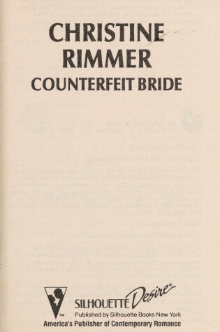 Cover of The Counterfeit Bride