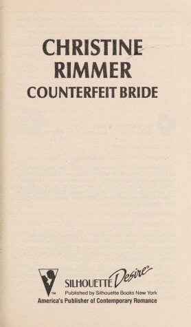 Book cover for The Counterfeit Bride