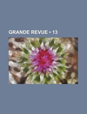 Book cover for Grande Revue (13)