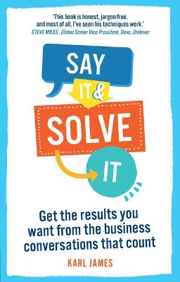 Book cover for Say It and Solve It