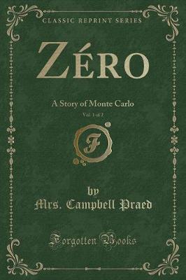 Book cover for Zéro, Vol. 1 of 2
