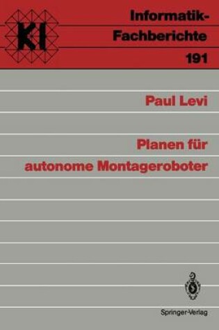 Cover of Planen fur Autonome Montageroboter