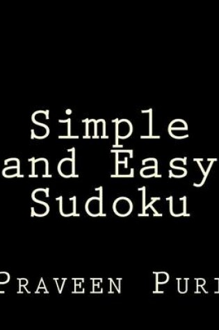 Cover of Simple and Easy Sudoku