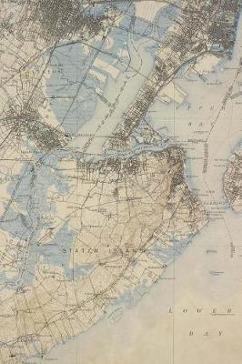 Book cover for Antique Map of Staten Island, New York Journal