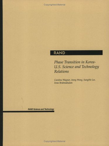 Book cover for Phase Transition in Korea-U.S. Science and Technology Relations