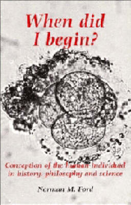 Book cover for When Did I Begin?