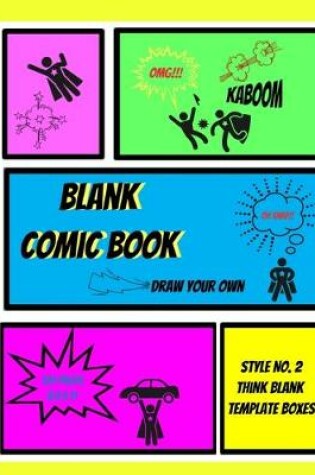Cover of Blank Comic Book - Style No. 2