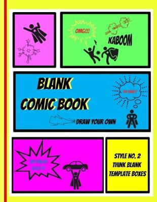 Book cover for Blank Comic Book - Style No. 2