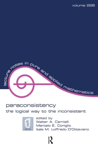 Cover of Paraconsistency