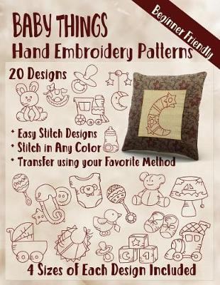 Book cover for Baby Things Hand Embroidery Patterns