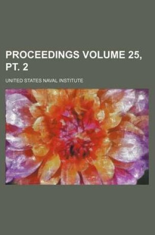 Cover of Proceedings Volume 25, PT. 2