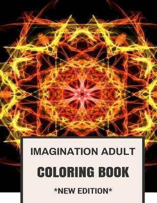 Book cover for Imagination Adult Coloring Book