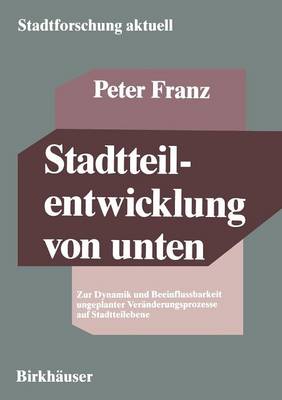 Book cover for Stadtteilentwicklung von unten