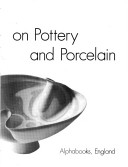 Book cover for On Pottery and Porcelain