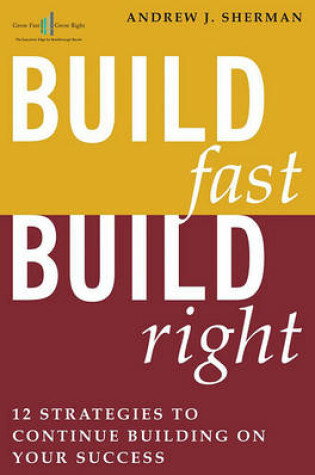 Cover of Build Fast Build Right