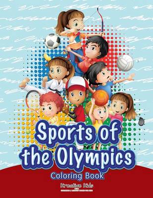 Book cover for Sports of the Olympics Coloring Book