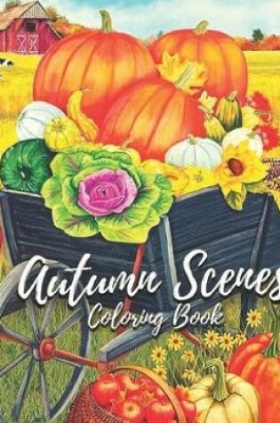 Cover of Autumn scenes coloring book