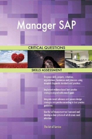 Cover of Manager SAP Critical Questions Skills Assessment