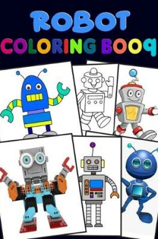 Cover of Robot Coloring Booq.