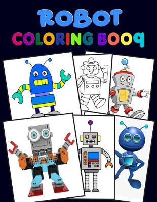 Book cover for Robot Coloring Booq.