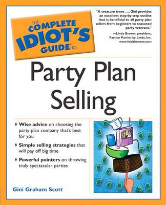 Book cover for Complete Idiot's Guide to Party Plan Selling