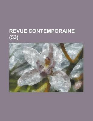 Book cover for Revue Contemporaine (53)