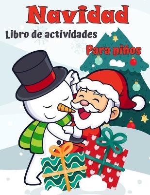 Book cover for Libro de actividades de Navidad para ni�os de 4 a 8 y 8-12.