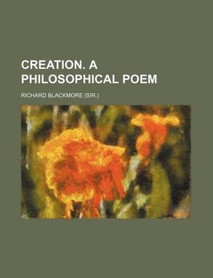 Book cover for Creation. a Philosophical Poem