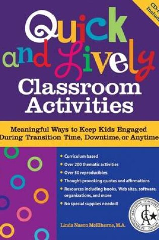 Cover of Quick and Lively Classroom Activities