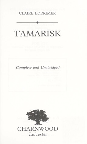 Book cover for Tamarisk