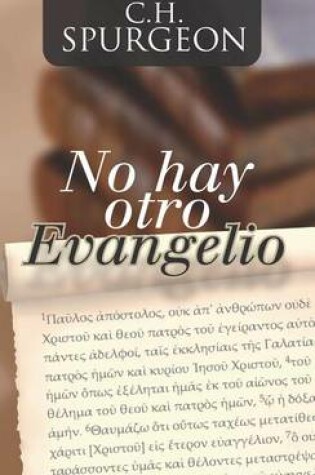 Cover of No Hay Otro Evangelio
